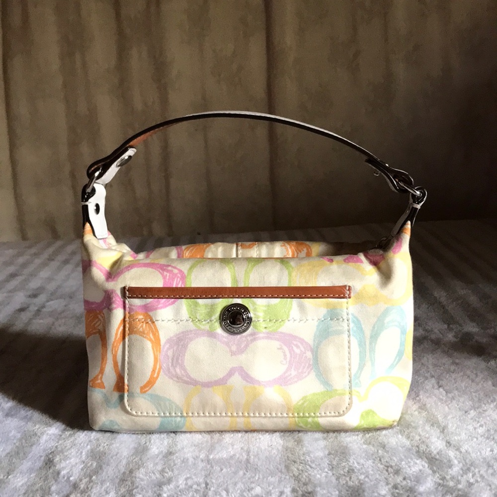 Pastel colors mini coach bag